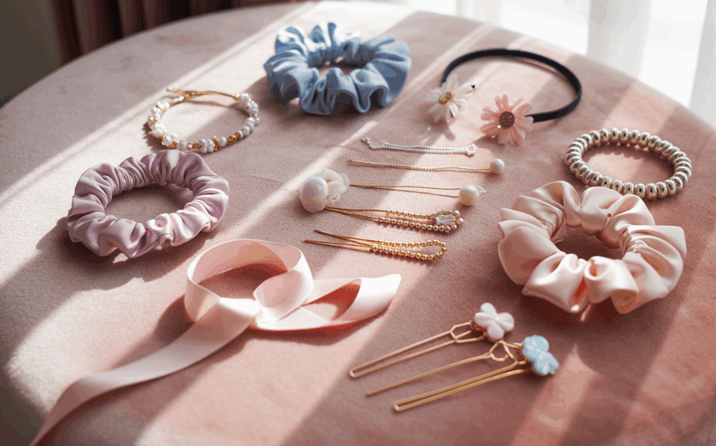 Elementor #4942 Cute hair accessories for little girls and womens 